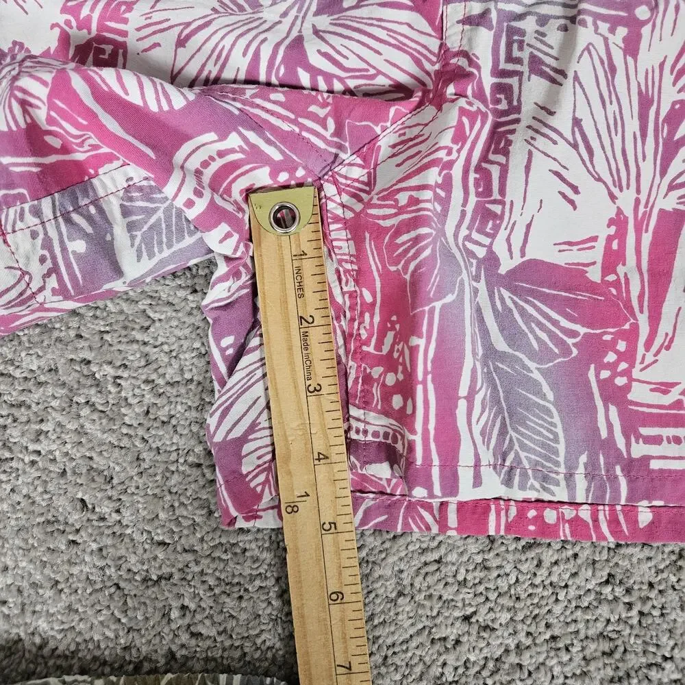 Patagonia Baggies Shorts Women's Medium Pink Blue Floral Gorpcore Lot Of 2 - Picture 15 of 16